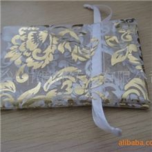 供应珍珠纱烫金纱袋、可用于婚庆，包装化妆品等