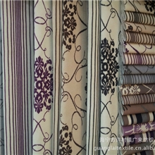 D7系列双色小点子印花经编绒布沙发面料