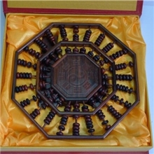 24厘米大红酸枝办公风水摆件八卦招财避邪镇宅算盘摆商铺新房礼品