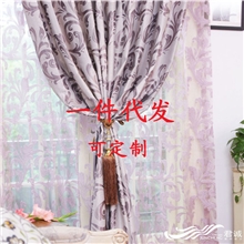 窗帘布批发工程酒店窗帘柯桥厂家直销提花遮光布21元/米