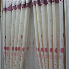 提花印花遮光布亚麻印花田园简约风格绍兴窗帘批发新款上市