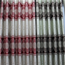 最新款欧式提花遮光布批发绍兴窗帘批发阳离子提花工程布