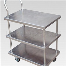 【实地认证】专业定制三层餐车不锈钢手推车按要求定制