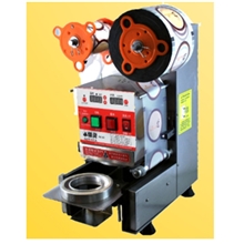 供应奶茶设备水精灵WD-82不锈钢机械式大按键奶茶全自动封口机