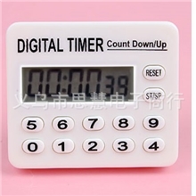 供应十二键电子数字定时器D51正.倒计时器100小时计时器