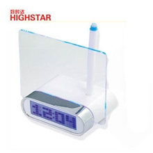 新款好时达留言板时钟电子闹钟静音夜光创意礼品三组闹铃