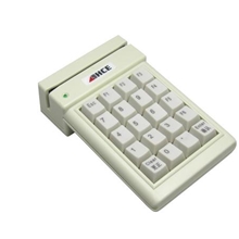 供应单二轨带键盘磁卡刷卡器华昌HCE7502刷卡器