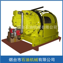 供应10T海上平台拖拉提升用气动绞车
