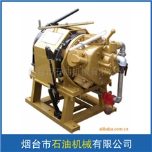 生产供应双制动5吨气动绞车（手刹+脚刹）