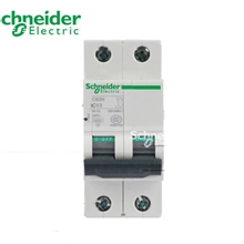 施耐德电气小型低压断路器C65N-2P-C63A空开总开关空气开关