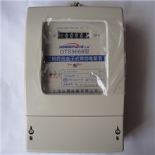 上海弘倡电表三相四线电度表DTS16663*3(6)A互感器式电子表