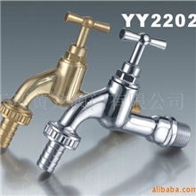 供应1/2"黄铜水龙头,产品配置全铜，表面抛光电镀，或本色