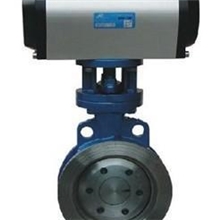 气动对夹式硬密封蝶阀/气动蝶阀/气动阀门