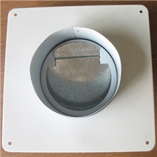 不锈铁风口卫生间专用止回阀通风排气100mm