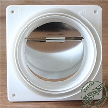 烟道公共止回阀铁片风口厨房油烟机专业止逆阀150-160-180mm