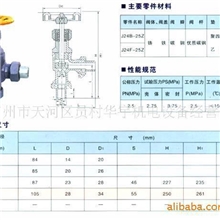 J24B-25氨用阀截止阀/氨用配件/氨用阀截止阀/氨用止回阀