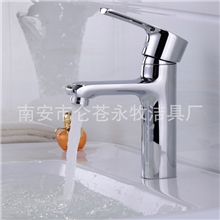 永牧卫浴全铜南安厂家水龙头批发冷热面盆龙头台下盆龙头8063