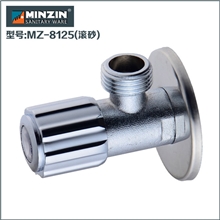 名真MZ-8125抛沙全铜镀镍高品质特价快开三角阀红冲三角阀