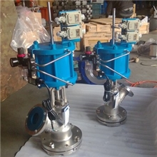 气动放料阀，上展示放料阀，下展示放料阀