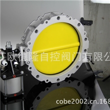 气动粉体蝶阀，BLF气动水泥蝶阀，气动搅拌站蝶阀