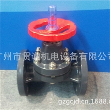 专业供应用以控制流量的耐强酸强碱化学液体的UPVC手动隔膜阀