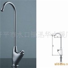 供应手压式纯净水龙头类似延时龙头无铅铜精铸表面镀铬
