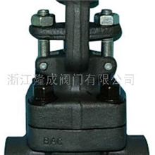 供应小口径锻钢600LB对焊闸阀(图)Z11H美标明杆手轮同件F6A