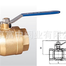 供应Amico埃美柯227型Q11F-20T黄铜球阀(美制)