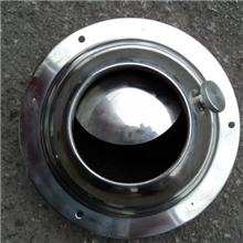 不锈钢球形止逆风口油烟罩送风口喷流风口可调风口通风口160