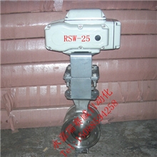 供应VQ970电动对夹V型球阀电动不锈钢对夹V型调节球阀