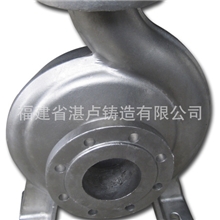 泵配件不锈钢叶轮泵体精密铸造出口加工