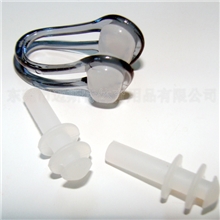 批发游泳配件鼻夹耳塞套装超软舒适鼻夹耳塞多色可选