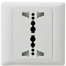 K50二位三极多功能插座