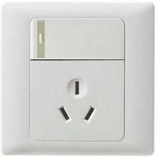 K50系列&mdash;&mdash;一开单控三极荧光16A开关插座