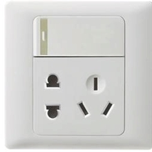 K50系列&mdash;&mdash;一开单控二、三极荧光开关插座