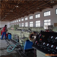 供应高产量塑料双管管材生产线，牵引机，真空箱(图)