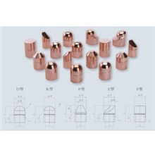 供应铬锆铜电极帽/点焊机焊头/碰焊电极帽(非标定制）