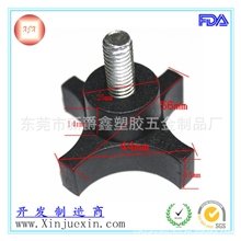 生产供应m8十字塑料调节手柄塑料把手塑胶旋钮可调手柄