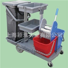 健力JT150清洁服务车双水桶榨水车