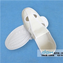 防静电四孔鞋PVC注塑帆布皮革无尘鞋四眼防滑工作鞋白色藏青色