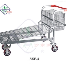 供应SXE-4超市理货车，物流周转车，仓库搬运车，厂家直销