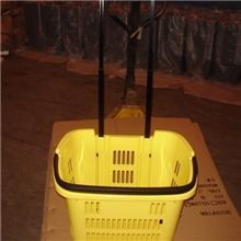 【让利促销月】PW602商用购物篮，手提购物篮，拉杆篮