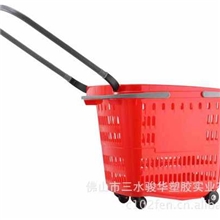 【优惠月活动】PW608拉杆购物篮，手提购物篮