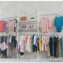 服装货架展示架上墙组合货架落地立柱组合架衣服架