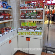 良品铺子货架,定做食品展柜,南昌南洋密度板定做,规格颜色自定
