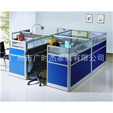 供应广州时尚玻璃隔断屏风四人位办公隔断办公屏风厂家直销