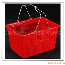 QS-铁柄超市购物篮深圳购物篮龙岗货架