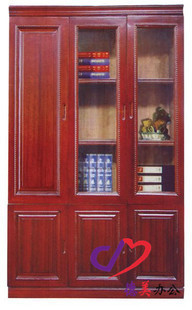 特价木质文件柜玻璃门办公柜资料柜档案柜储物柜办公家具