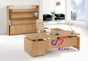 【德美家具】供应实木电脑桌台式桌时尚简约大班台实木电脑桌