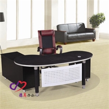 【德美家具】供应台式办公桌总裁桌时尚简约大班台办公总裁桌